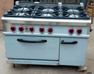 6 Burner Industrial Gas Cookers With Oven