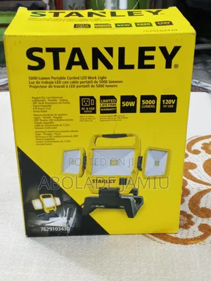 Stanley Brand New 5000-Lumen Portable Corded LED Work Light