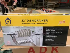 22" Steel Dish Drainer Rack