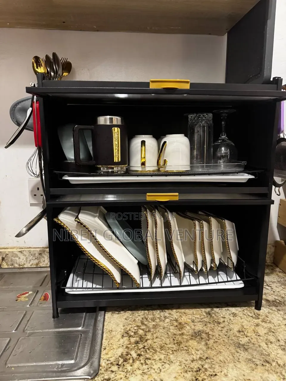 Cabinets Dish Rack Measurement (60*56*28 Cm )