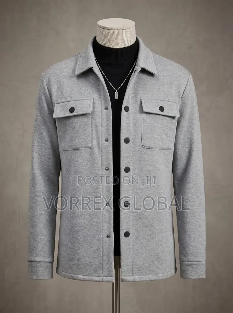 Soft Cotton Overshirt Jacket
