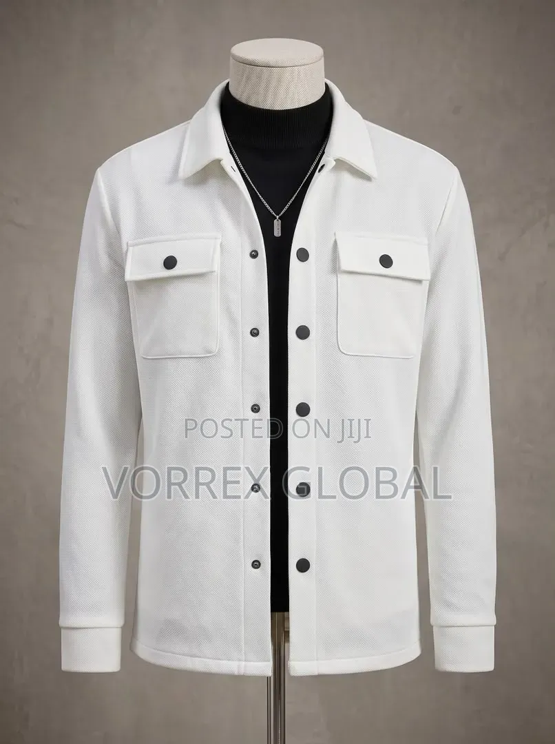 Soft Cotton Overshirt Jacket