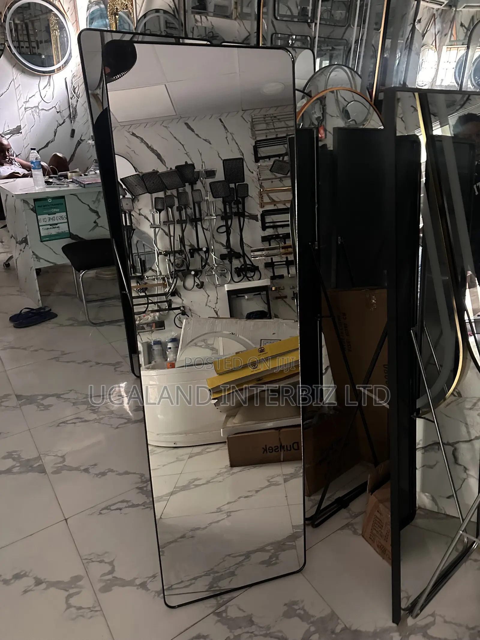 Modern Arched Full Length Bedroom Mirror