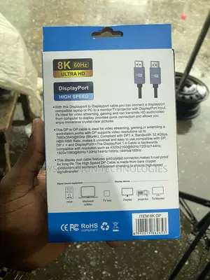 8K DisplayPort 1.4 DP - DP Cable