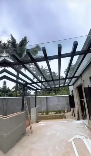 Elegant Glass Pergola Balcony