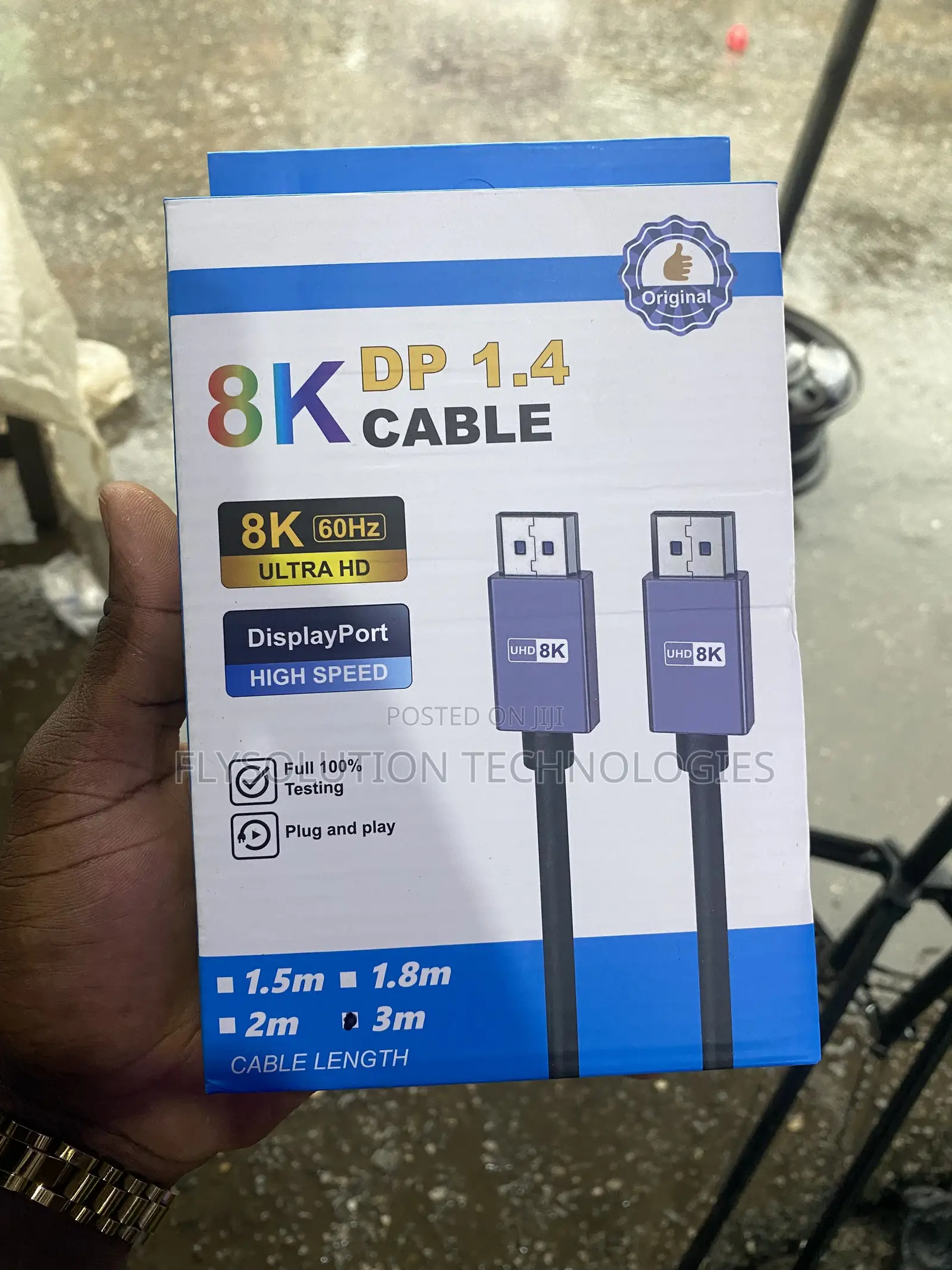 8K DisplayPort 1.4 DP - DP Cable