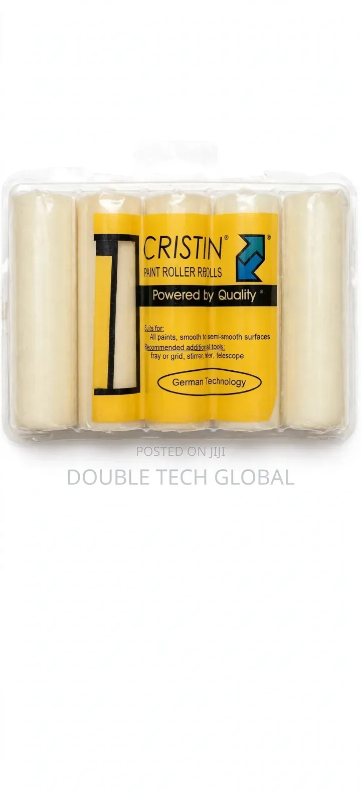 CRISTIN Paint Roller Rolls 5pcs Pack - German Technology