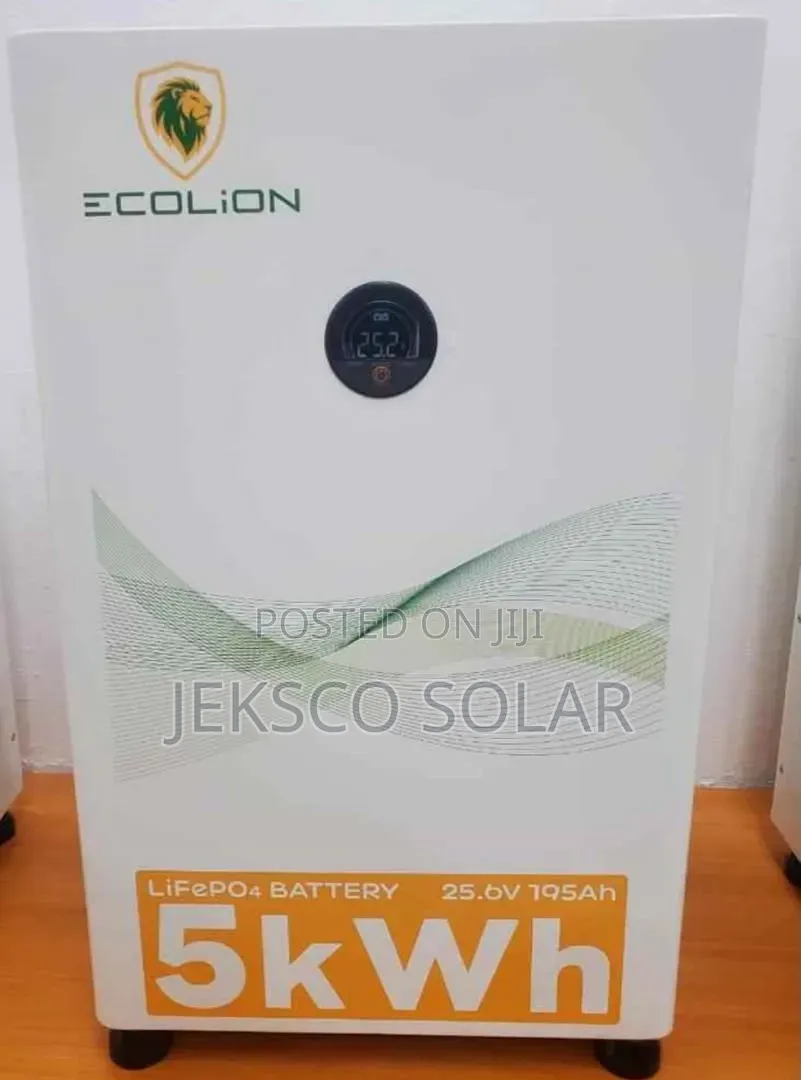 Ecolion 5kw, 24v Solar Lithium Battery