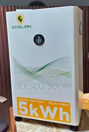 Ecolion 5kw, 24v Solar Lithium Battery