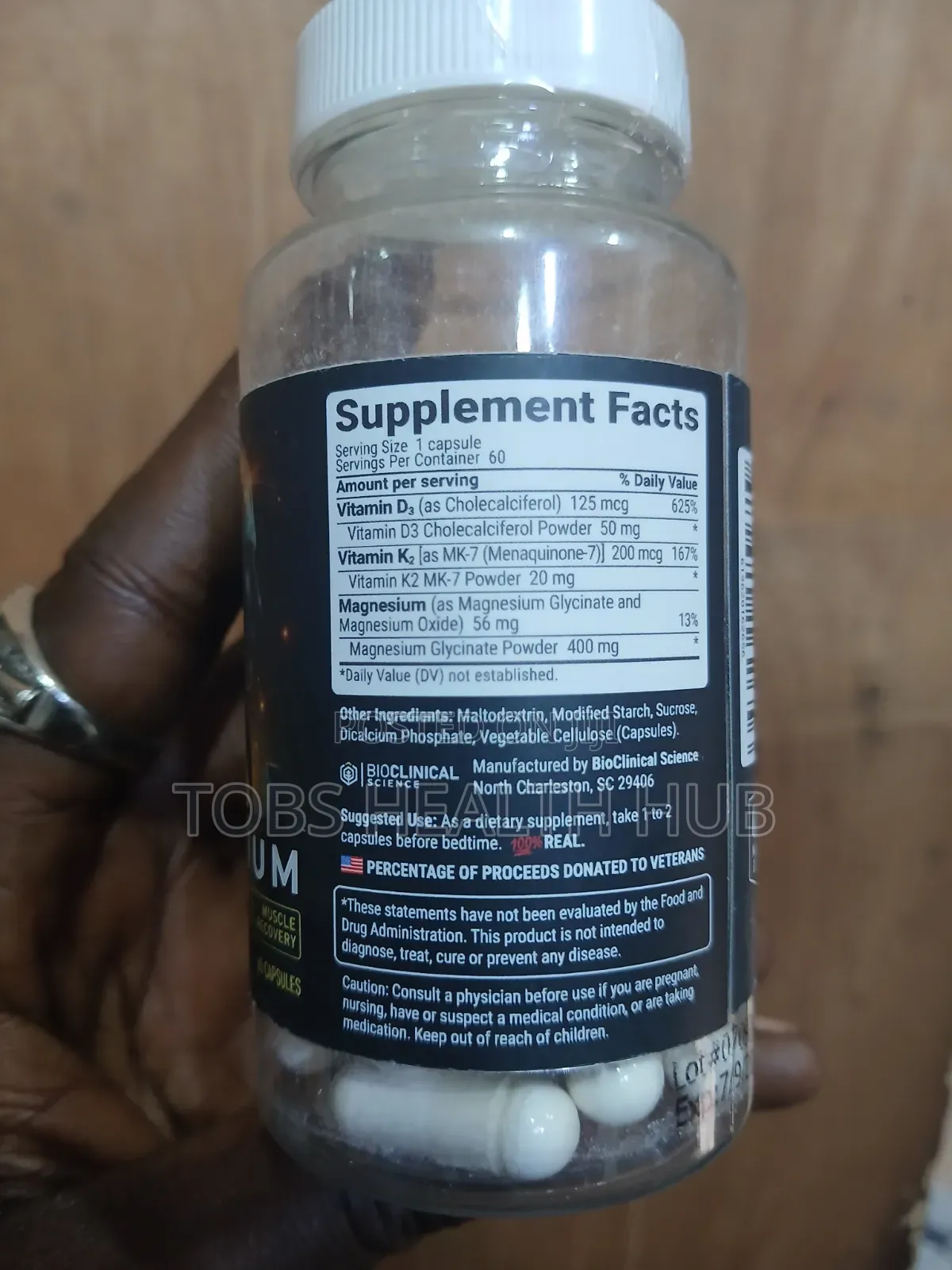 Stackin V2 Magnesium – 60 Capsules | Sleep, Focus & Muscle Recovery