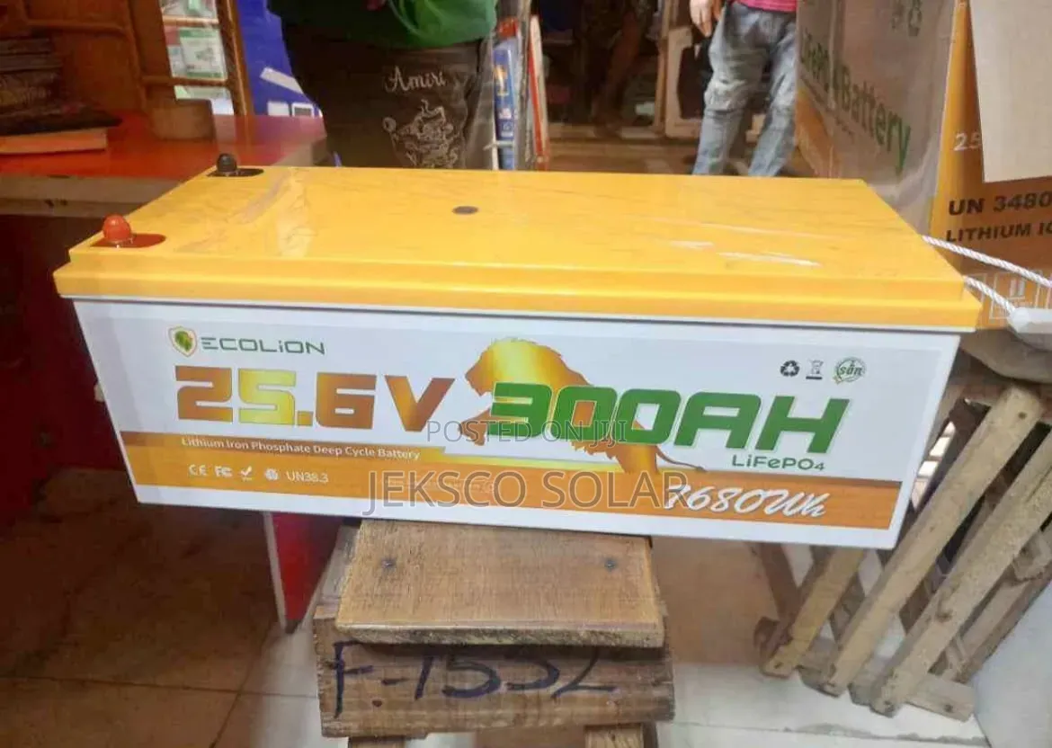 7.6kw, 24v Flat Ecolion Lithium Battery