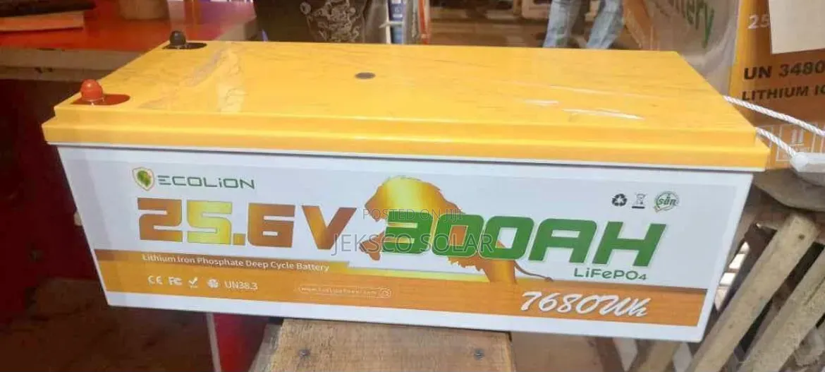 7.6kw, 24v Flat Ecolion Lithium Battery