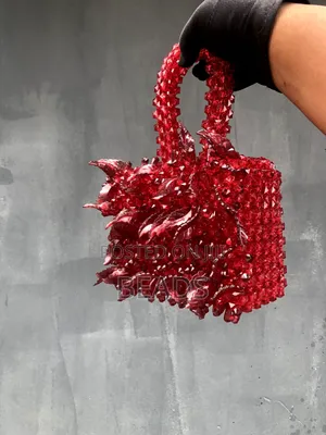 Rouge in Wine Bead Bag