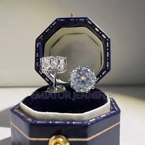 Moissanite Diamond Stud Earrings