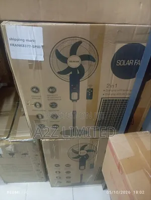 Rechargeable/ Solar Fan