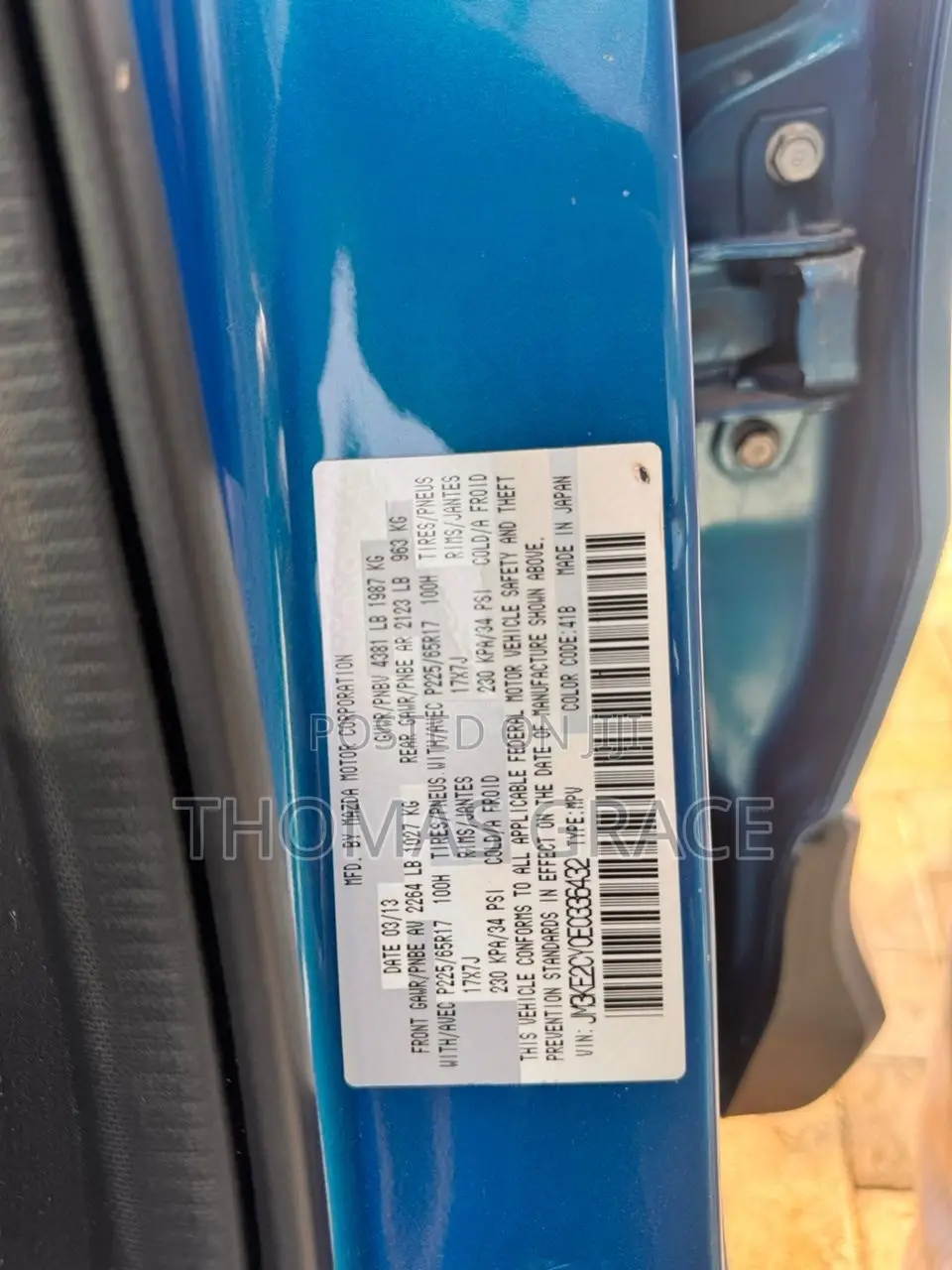 Mazda CX-5 2013 Blue