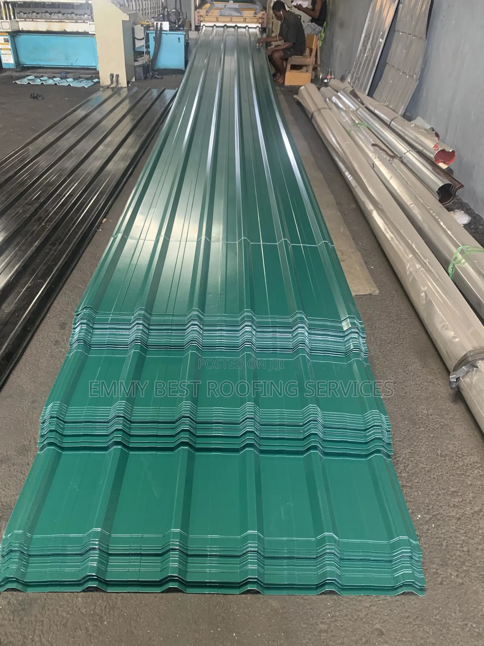 0.70mm Bush Green Aluminium Roofing - Original