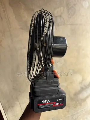 96V Double Battery Rechargeable Lithium Fan - 8Hours