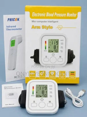 Digital Upper Arm Blood Pressure Monitor & Heart Rate BP Machine