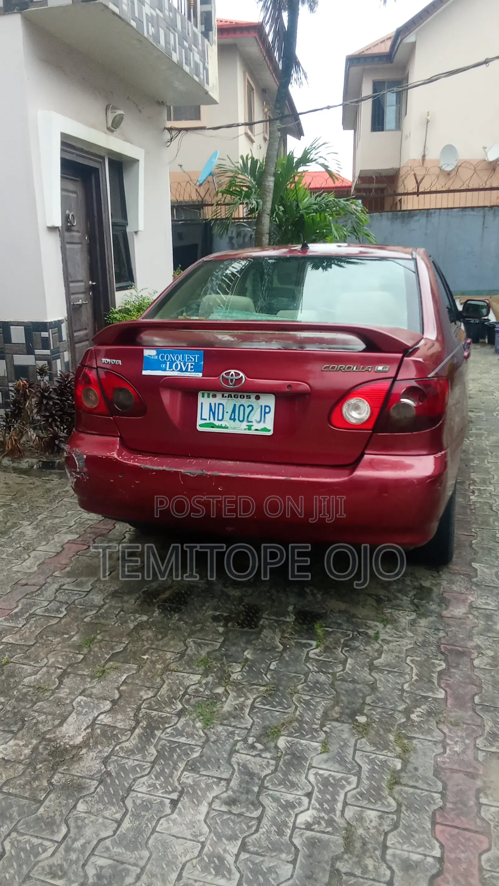 Toyota Corolla 2008 Red