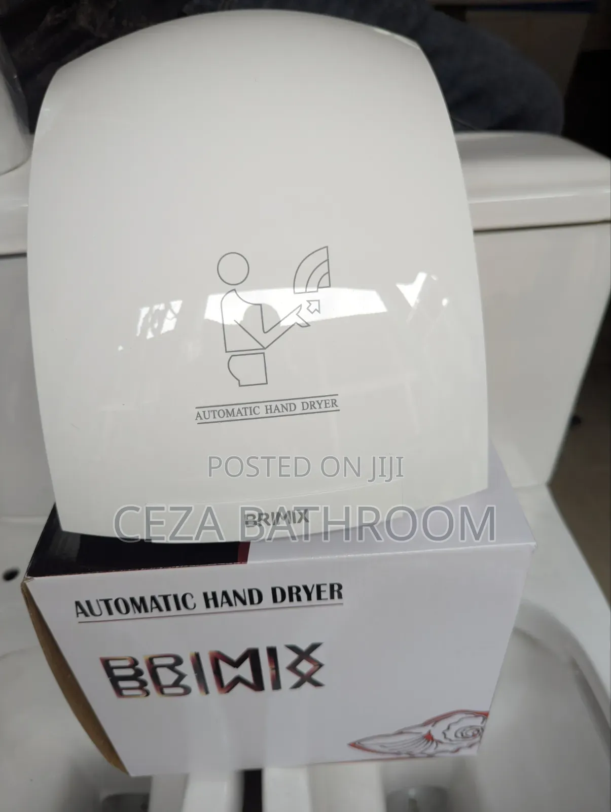 Brimix Automatic Hand Dryer Restroom Use