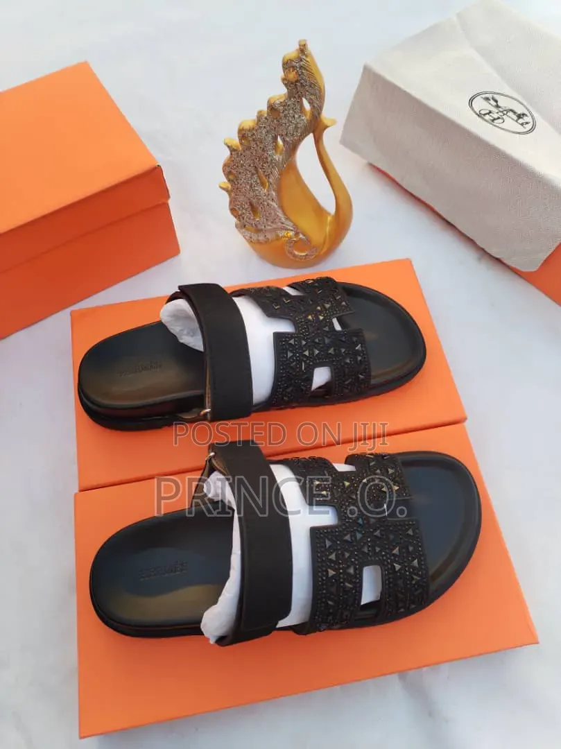 Stoned Design Hermes Slippers