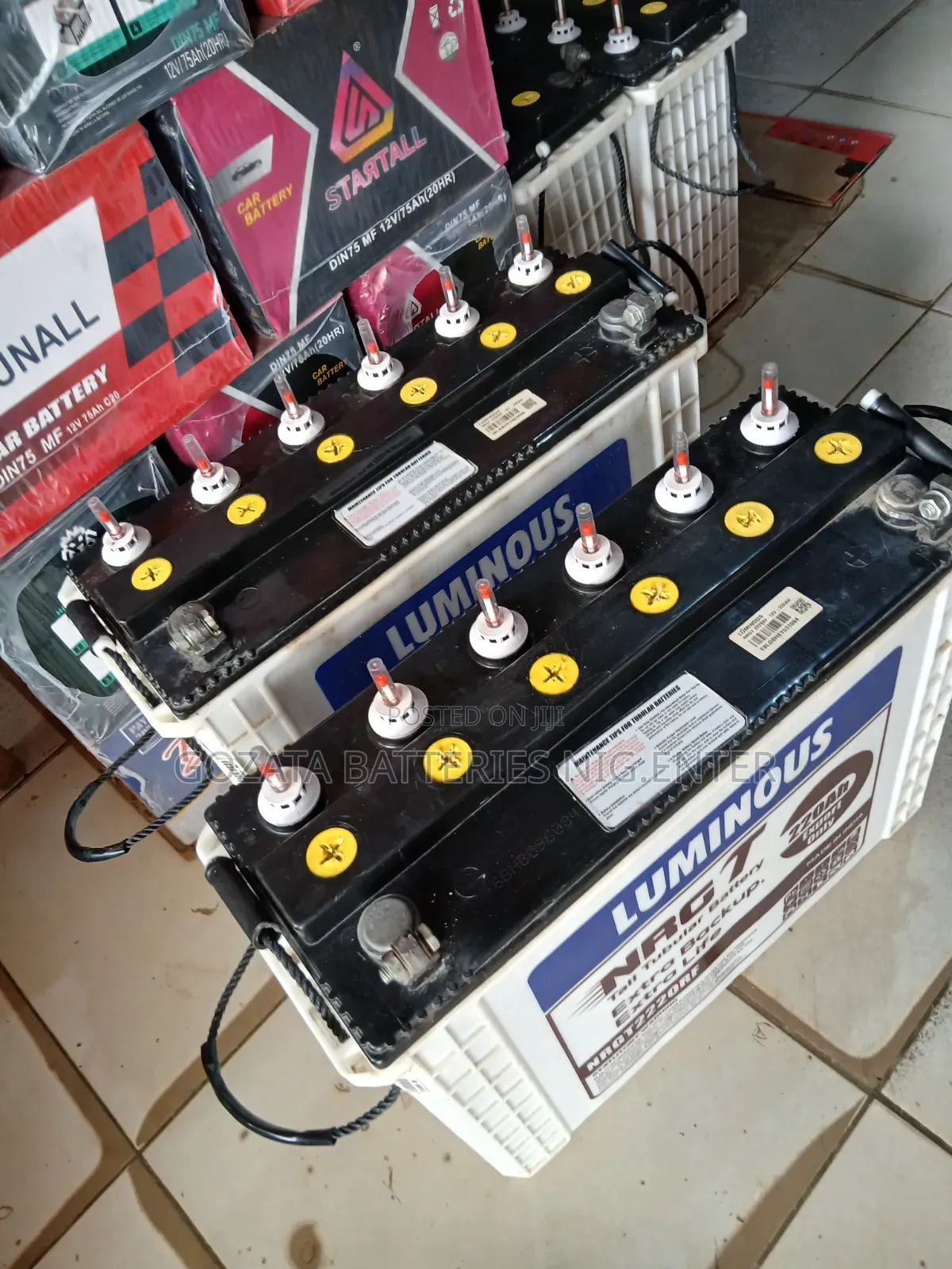 LUMINOUS Wet Cell Solar Battery 220AH