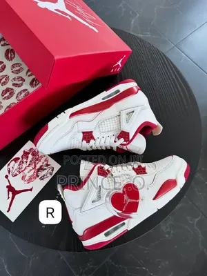 Blue/White and Red/White Jordans