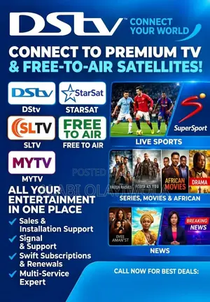 Satellite Television Installation and Sales of Decoders