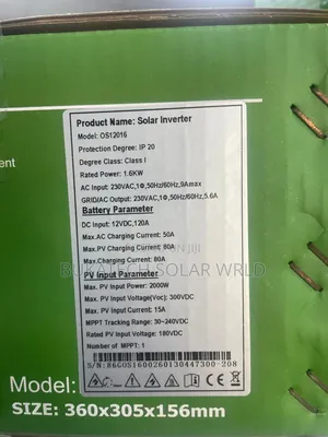 1.6kva 12v Cell Amrecan Hybrid Inverter