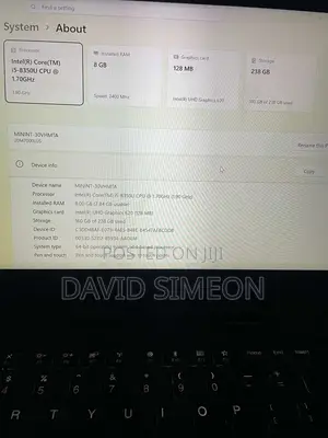 Laptop Lenovo ThinkPad X280 8GB Intel Core i5 SSD 250GB