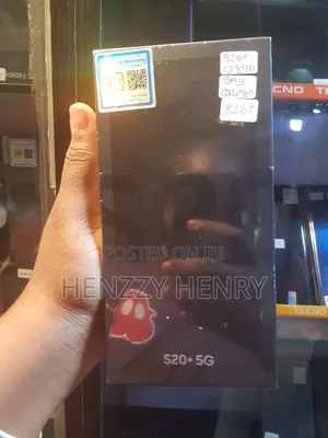 New Samsung Galaxy S20+ 5G 256 GB Black