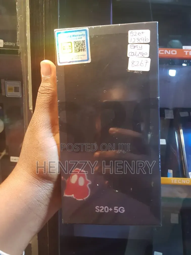 New Samsung Galaxy S20+ 5G 256 GB Black