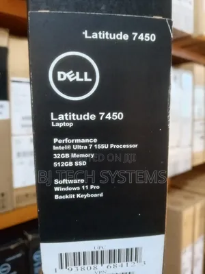 New Laptop Dell Latitude 7450 32GB Intel Core Ultra 7 SSD 512GB
