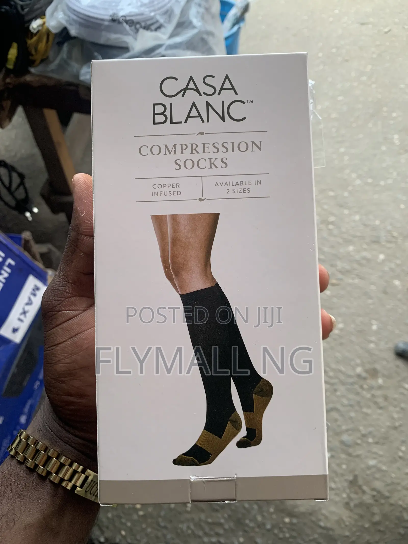 Casa Blanc Copper-Infused Compression Socks