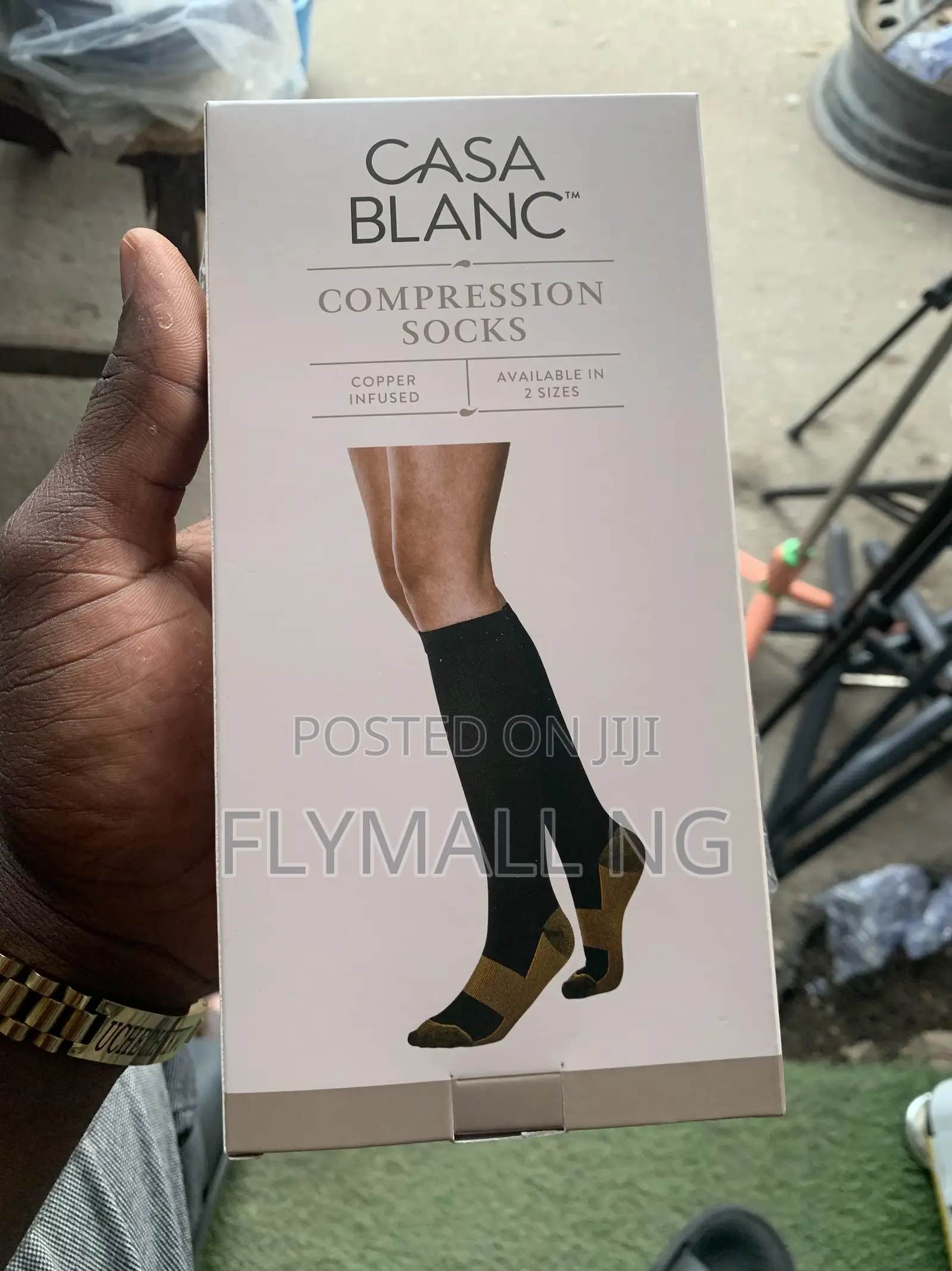 Casa Blanc Copper-Infused Compression Socks