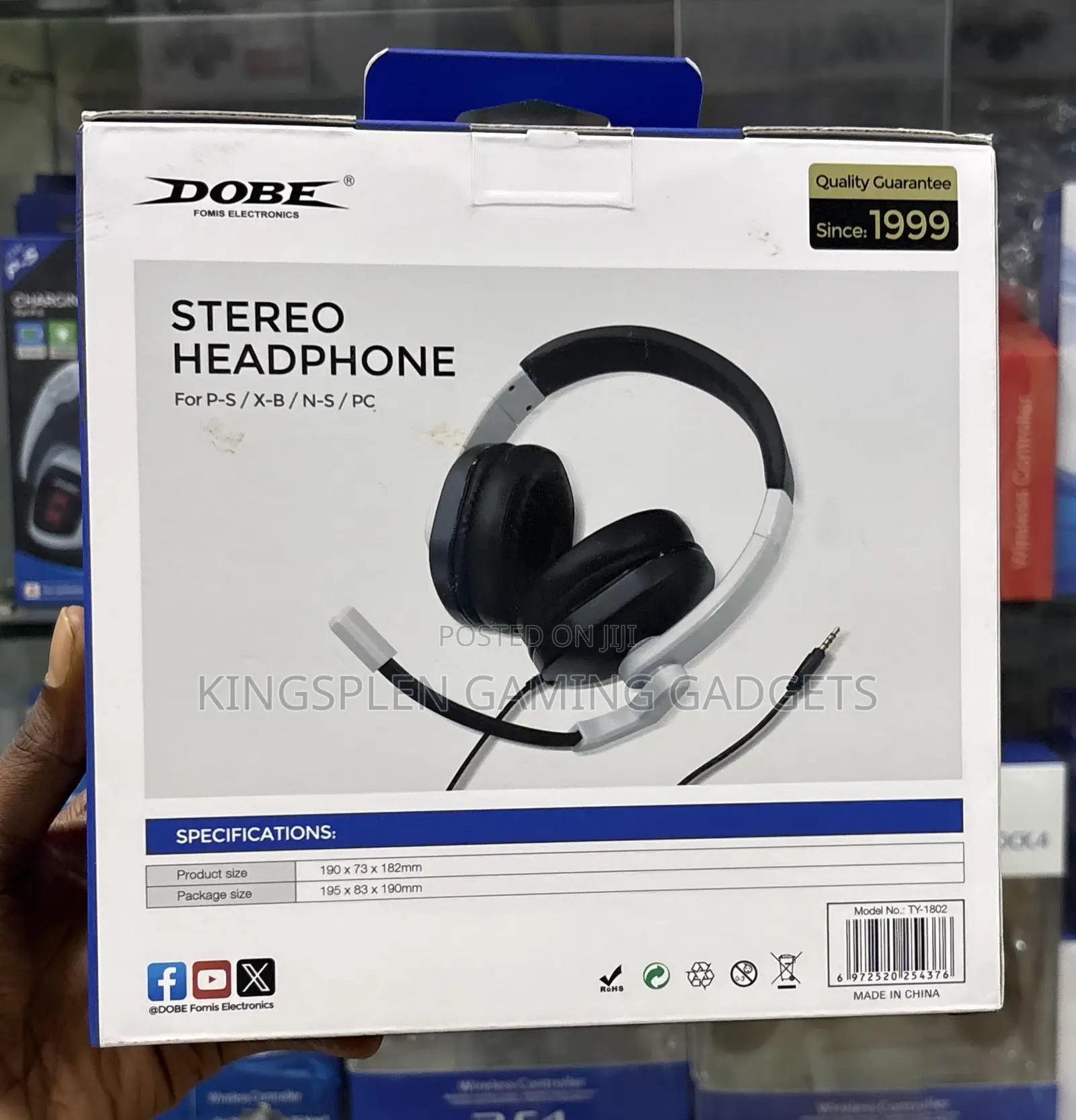 Stereo Gaming Headphone With Microphone