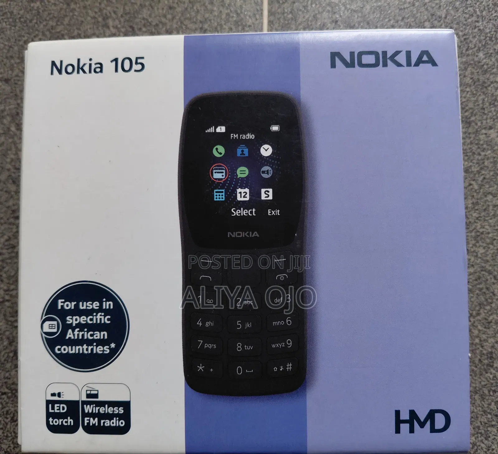 New Nokia 105 Black