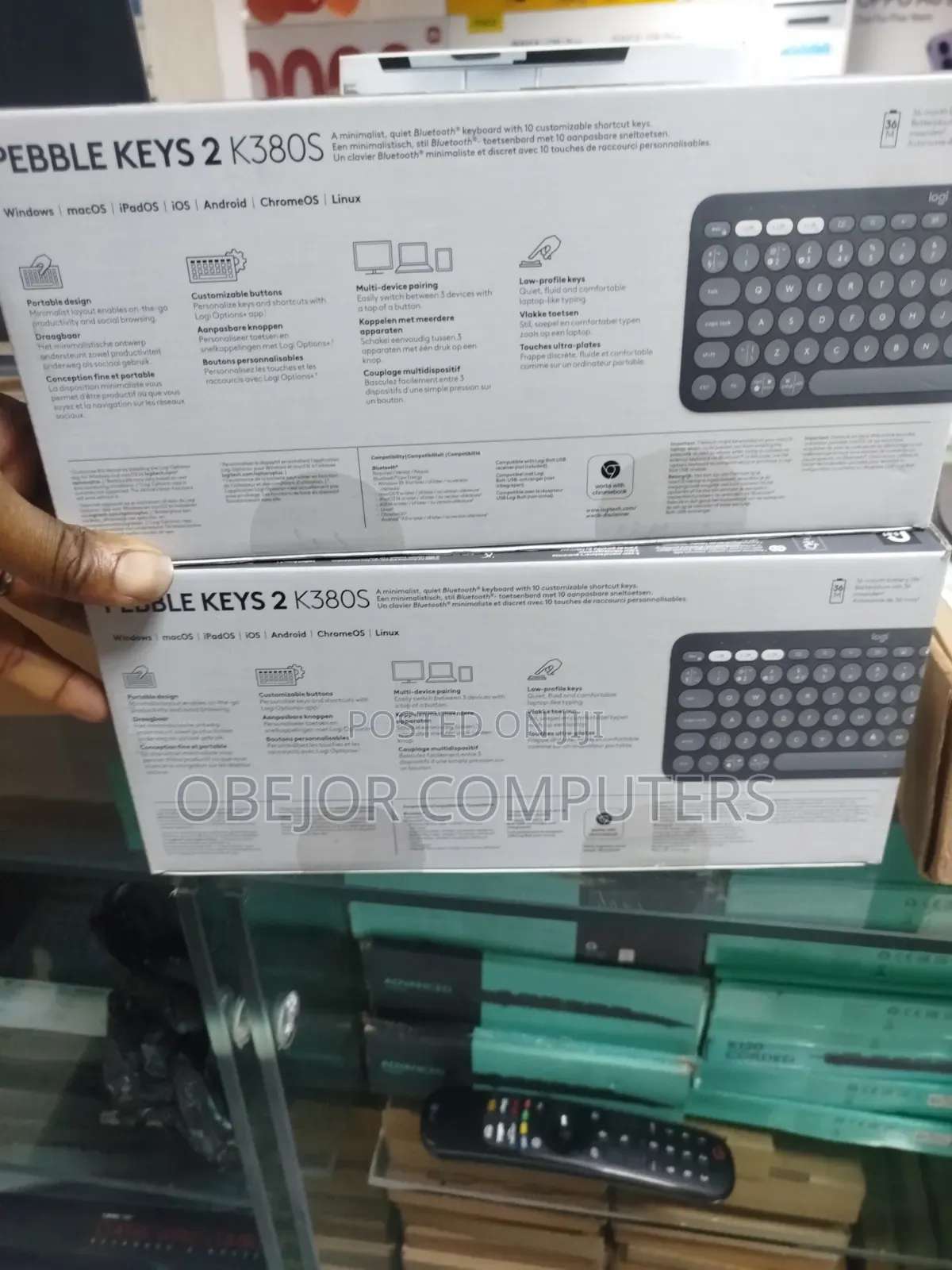 Logitech Pebble Keys 2 K380s