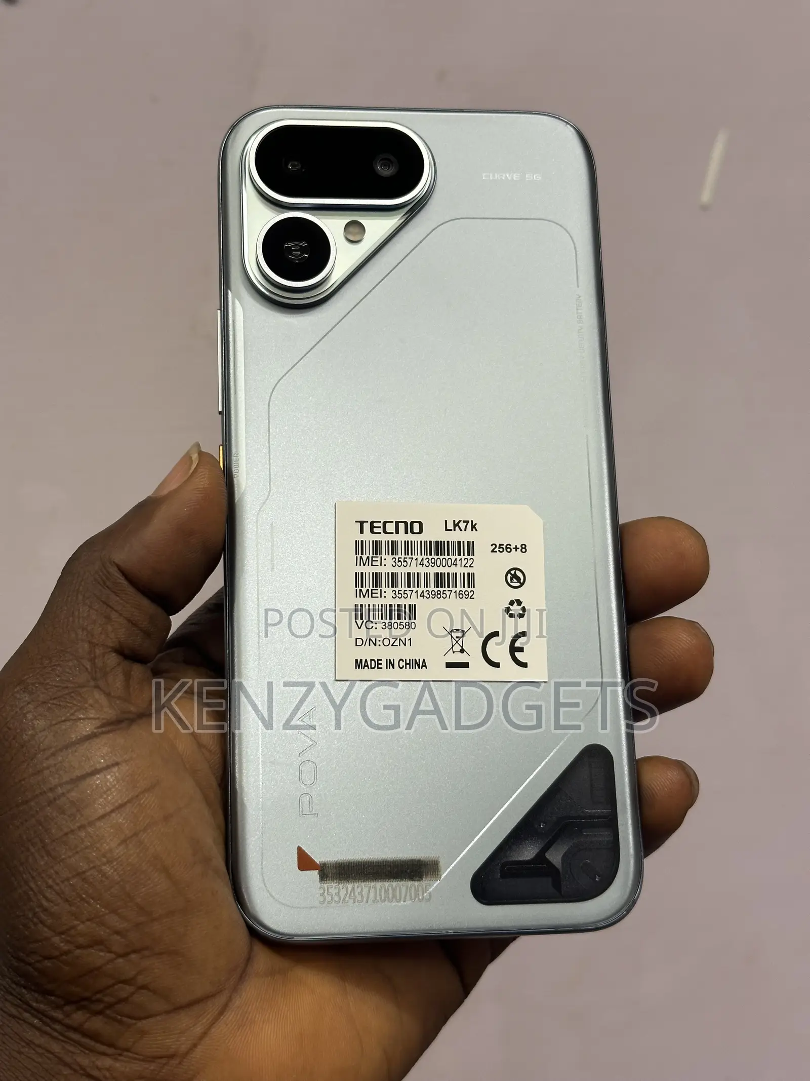 Tecno Pova Curve 2 5G 256 GB Silver