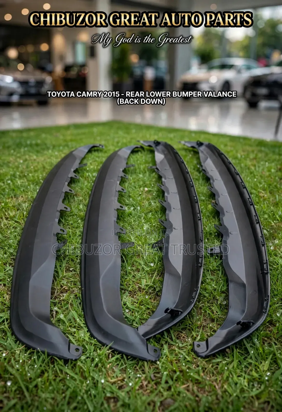 Down Back Bumper Padded for Camry 2015/2017