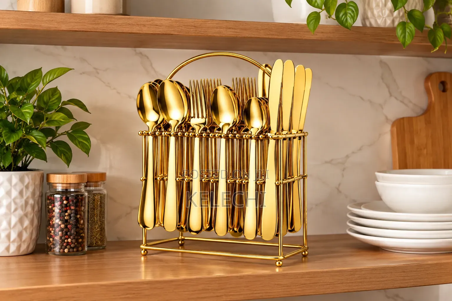 24 Pieces Cutlery Set