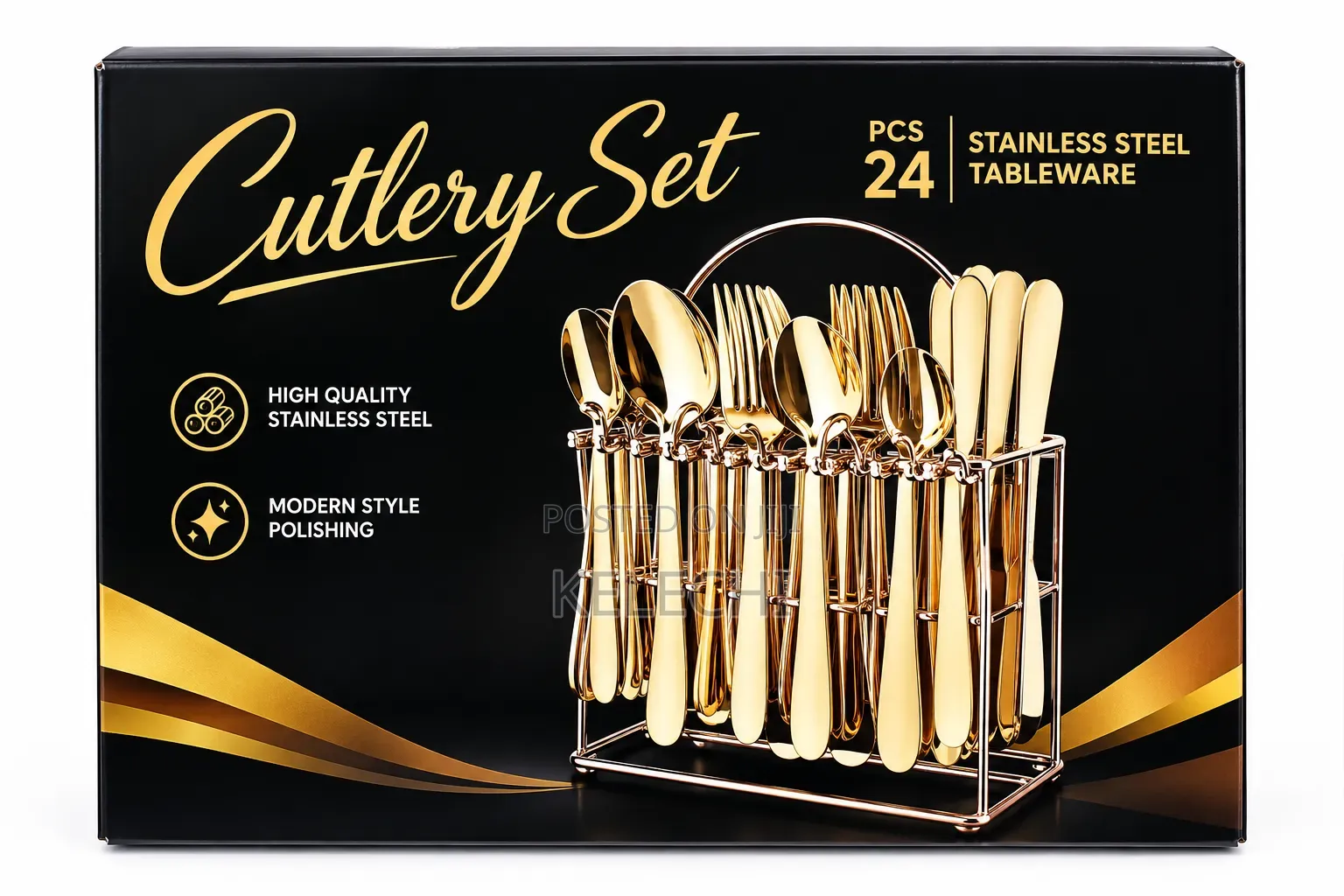 24 Pieces Cutlery Set