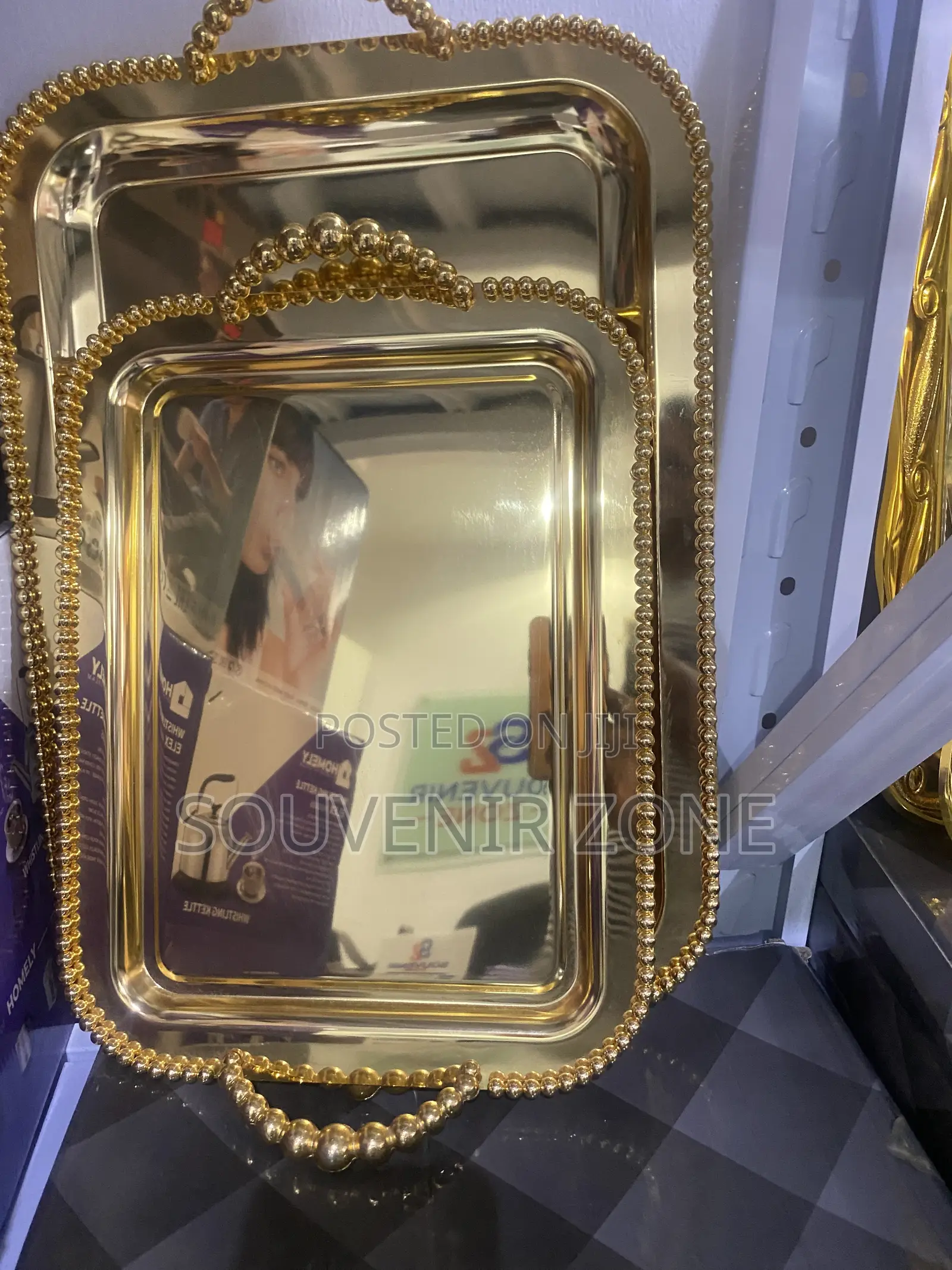 2-In1 Luxury Gold Trays