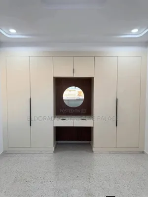 Quality Wooden Wardrobe With Mirror Console