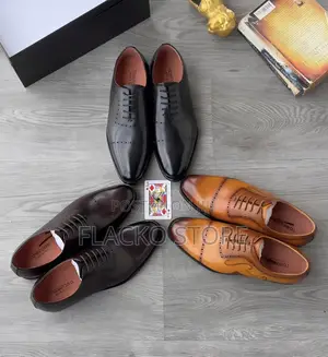 Premium Tom Ford Vintage Leather Brogue Shoes