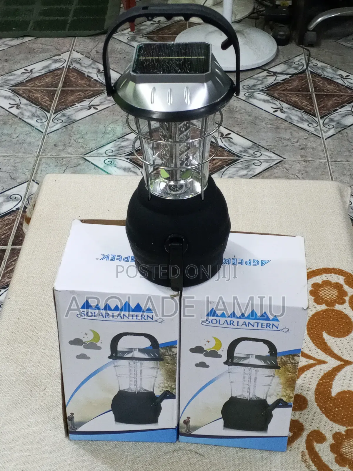 AGPTEK SOLAR LANTERN With Solar Panel