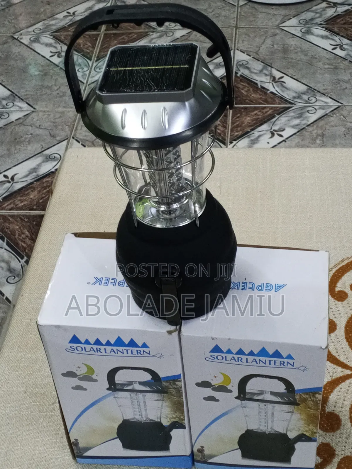 AGPTEK SOLAR LANTERN With Solar Panel