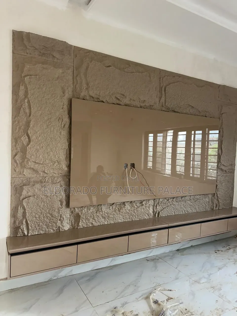 High Glossy Board Television Console Stand