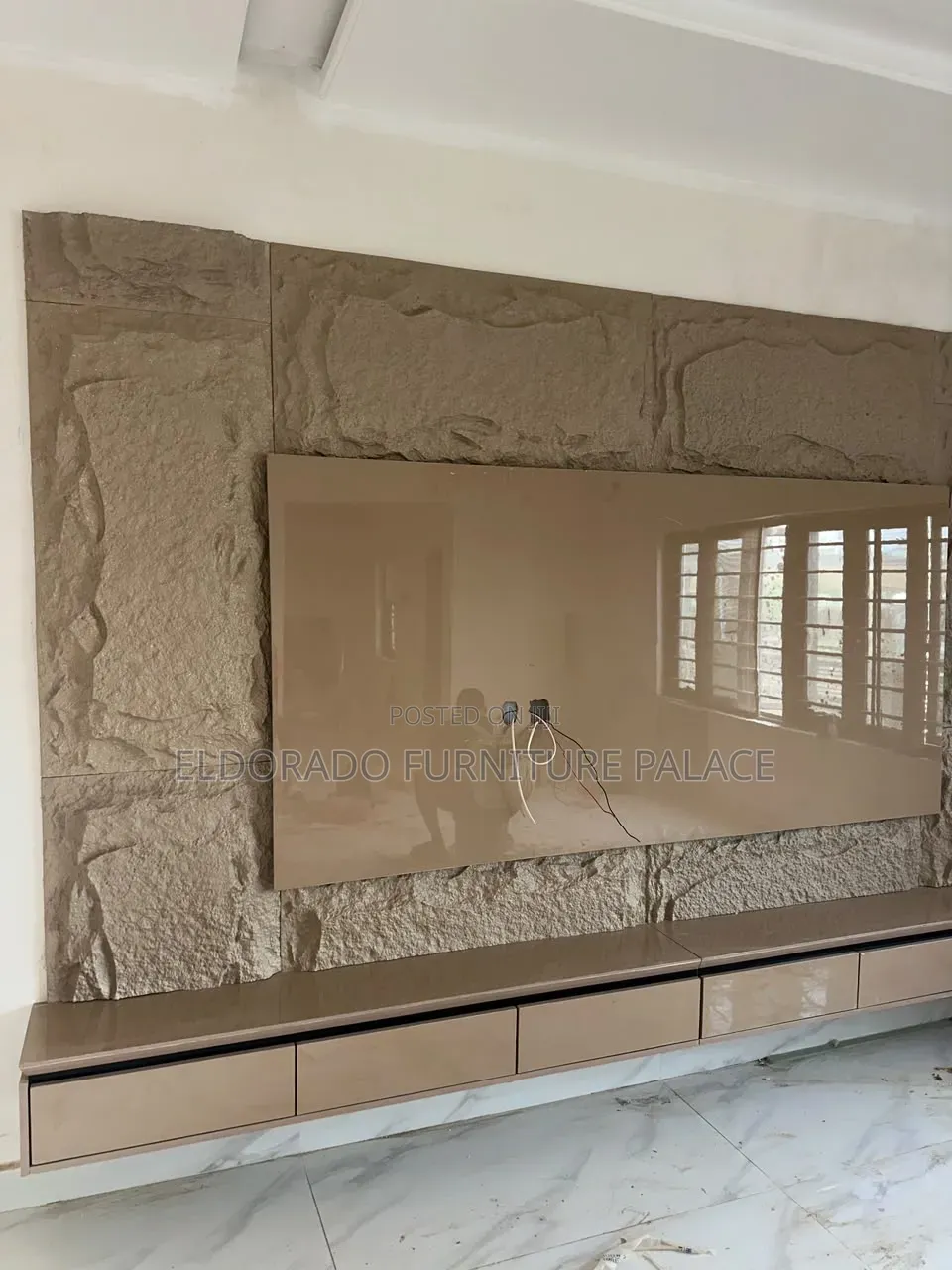 High Glossy Board Television Console Stand